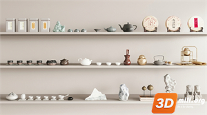 Tea Set 3D Model
